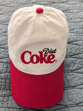 Coca Cola White Baseball Cap with Black Logo